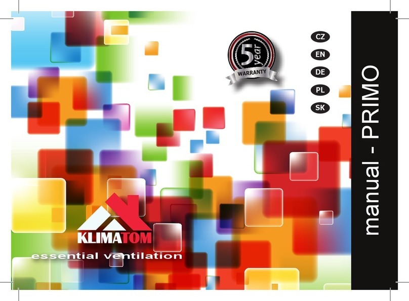 Klimatom Primo series manual