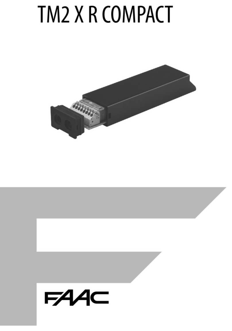FAAC TM2 X R COMPACT manual FAAC TM2 X R COMPACT manual