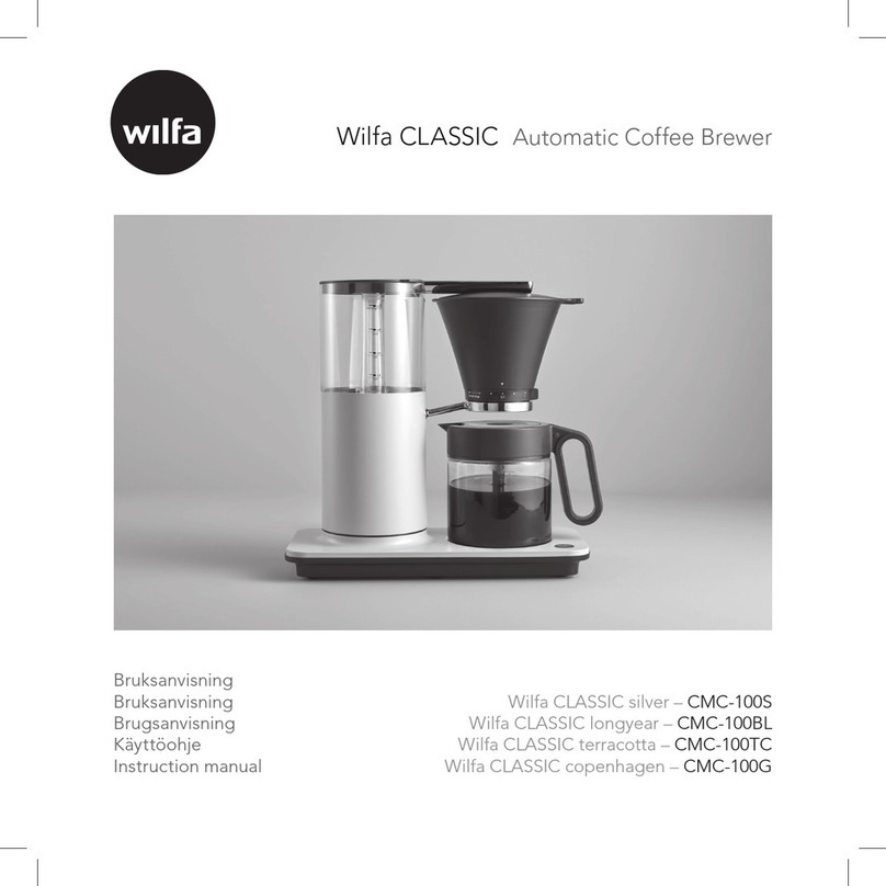 Wilfa Classic Series instruction manual