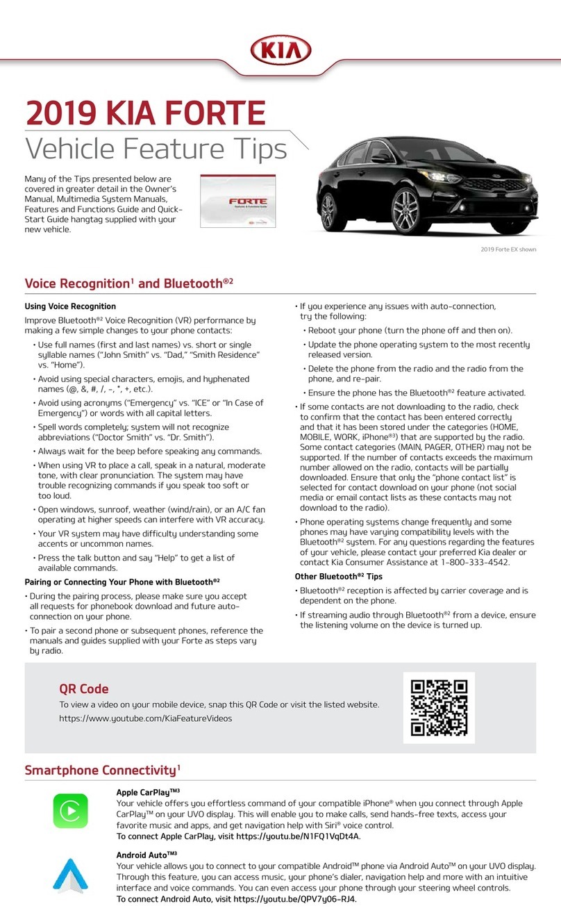 Kia Forte 2019 Vehicle Feature Tips