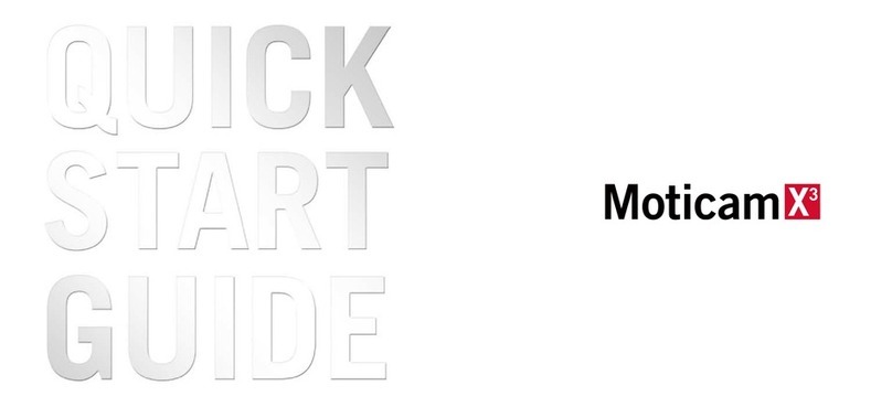 Moticam X3 quick start guide