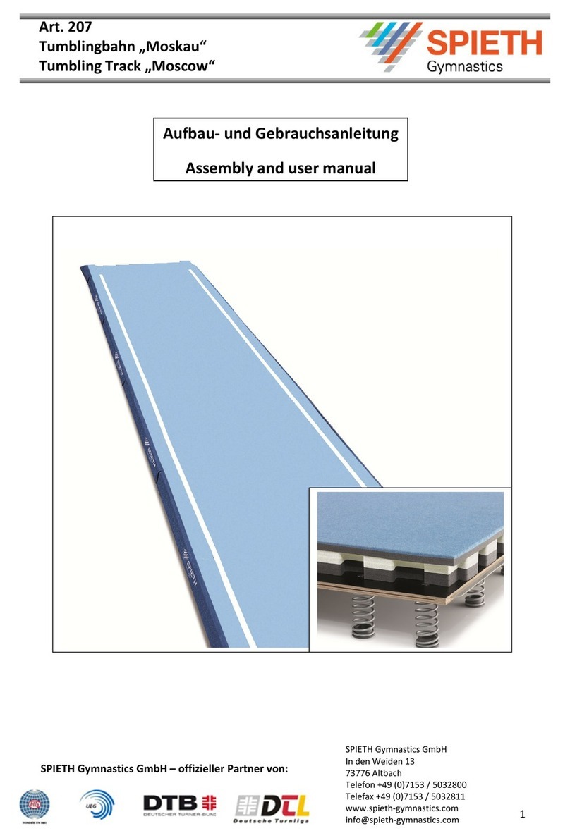 SPIETH Gymnastics Moscow Assembly and user's manual SPIETH Gymnastics Moscow Assembly and user's manual