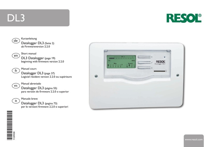 Resol DL3 Short manual