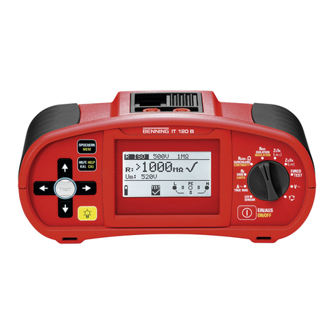Benning IT 110 User manual