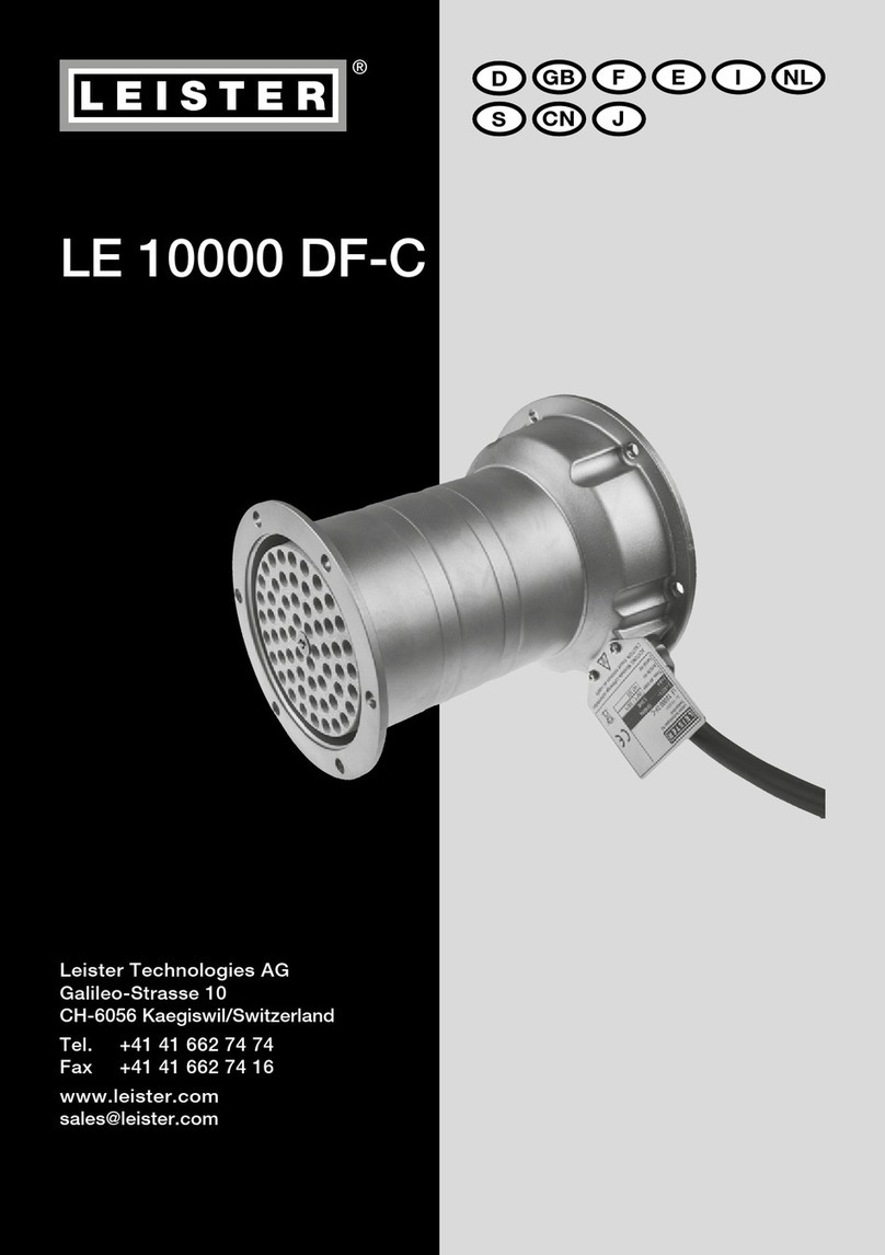 Leister LE 10000 DF-C User manual
