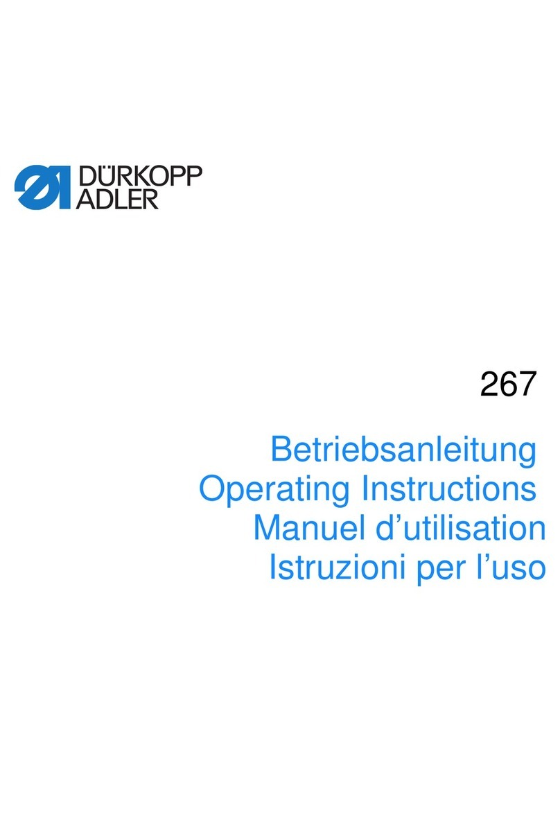 DURKOPP ADLER 267 User manual