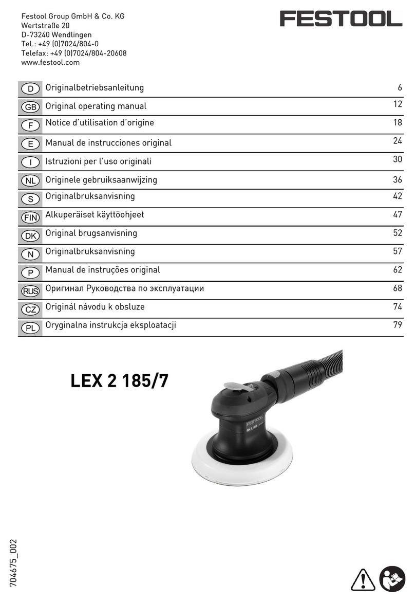 Festool LEX 2 185/7 Original operating manual
