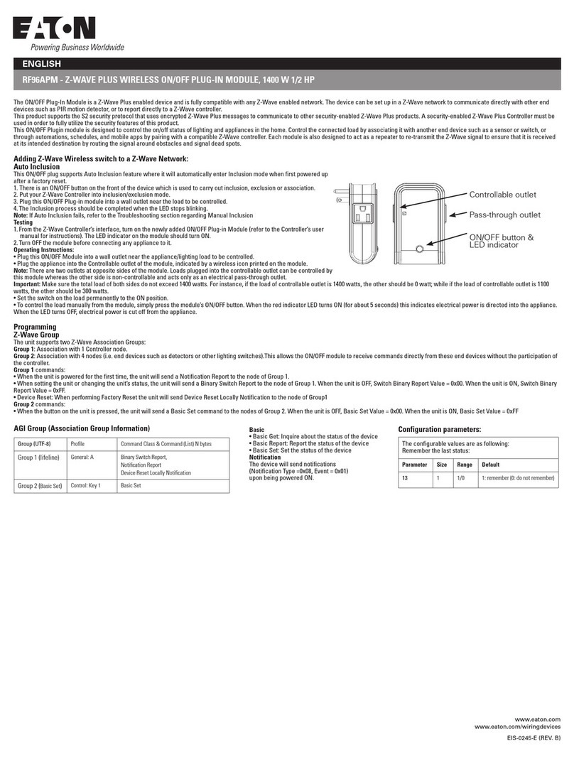 Eaton RF96APM manual