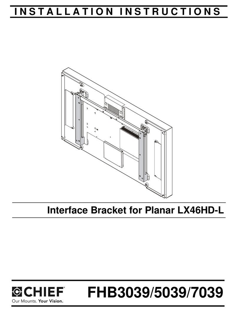 CHIEF FHB5039 User manual