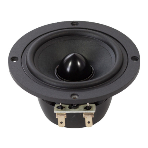 Audiosystem Avalanche High End Midrange AV 80 User manual