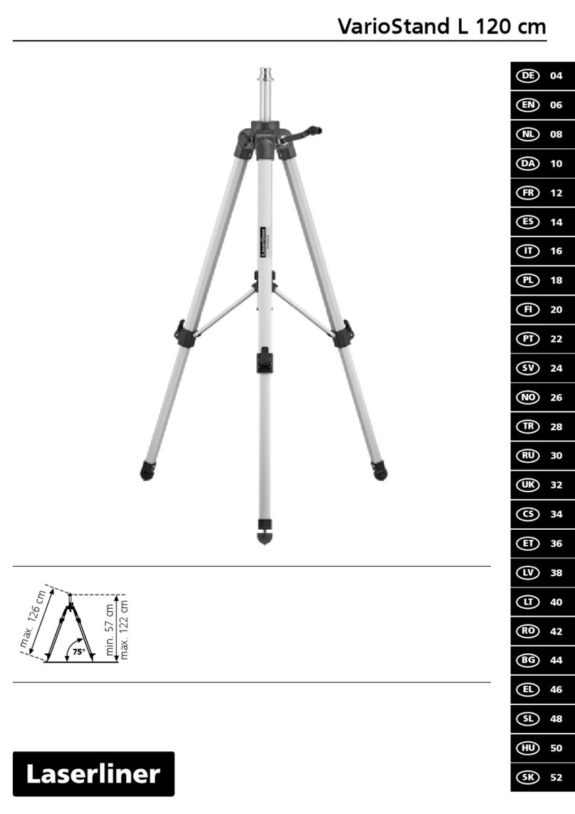 LaserLiner VarioStand L 120 cm operating instructions