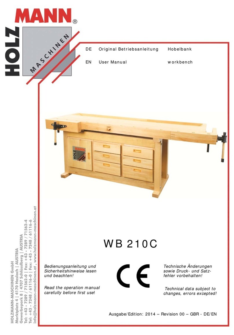 HOLZMANN MASCHINEN WB 210C user manual
