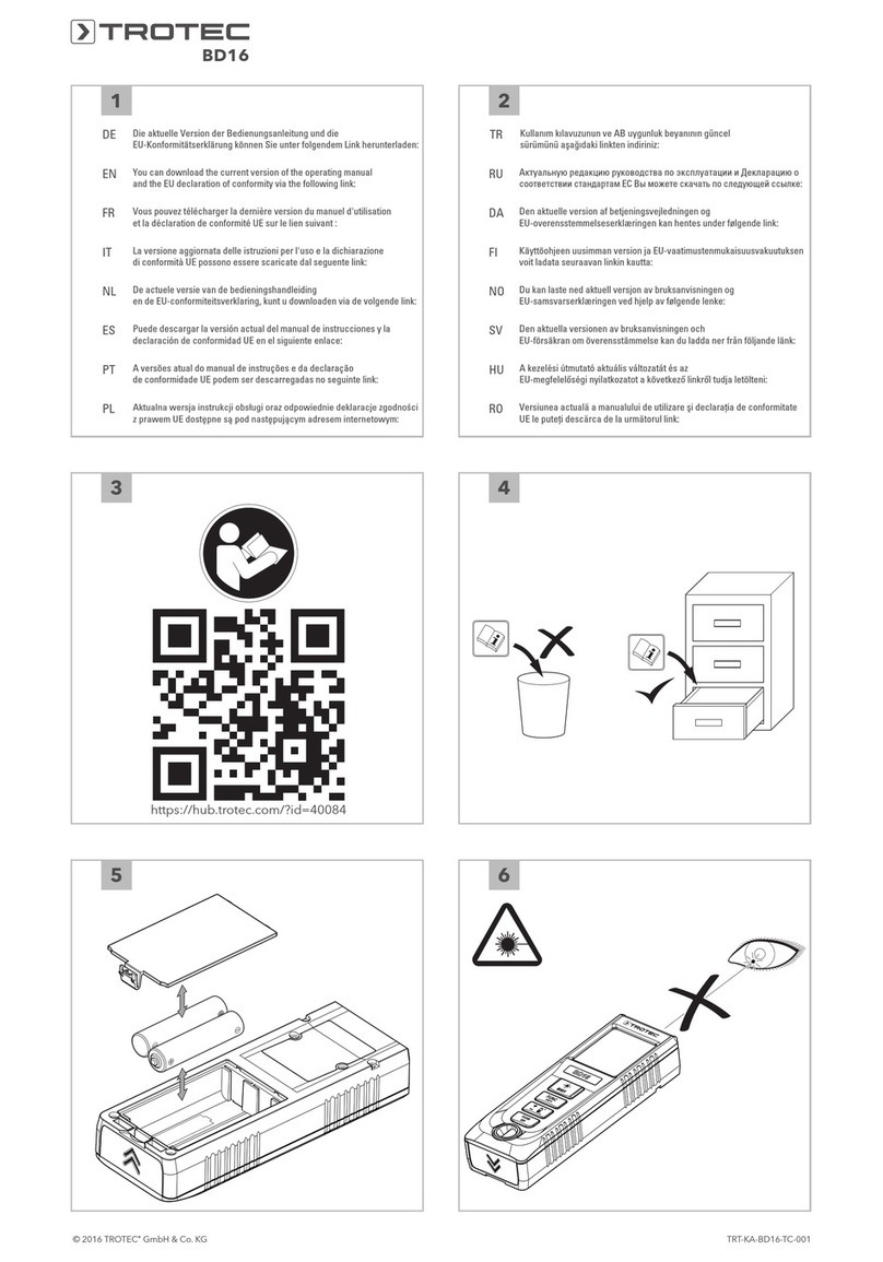 Trotec BD16 User manual