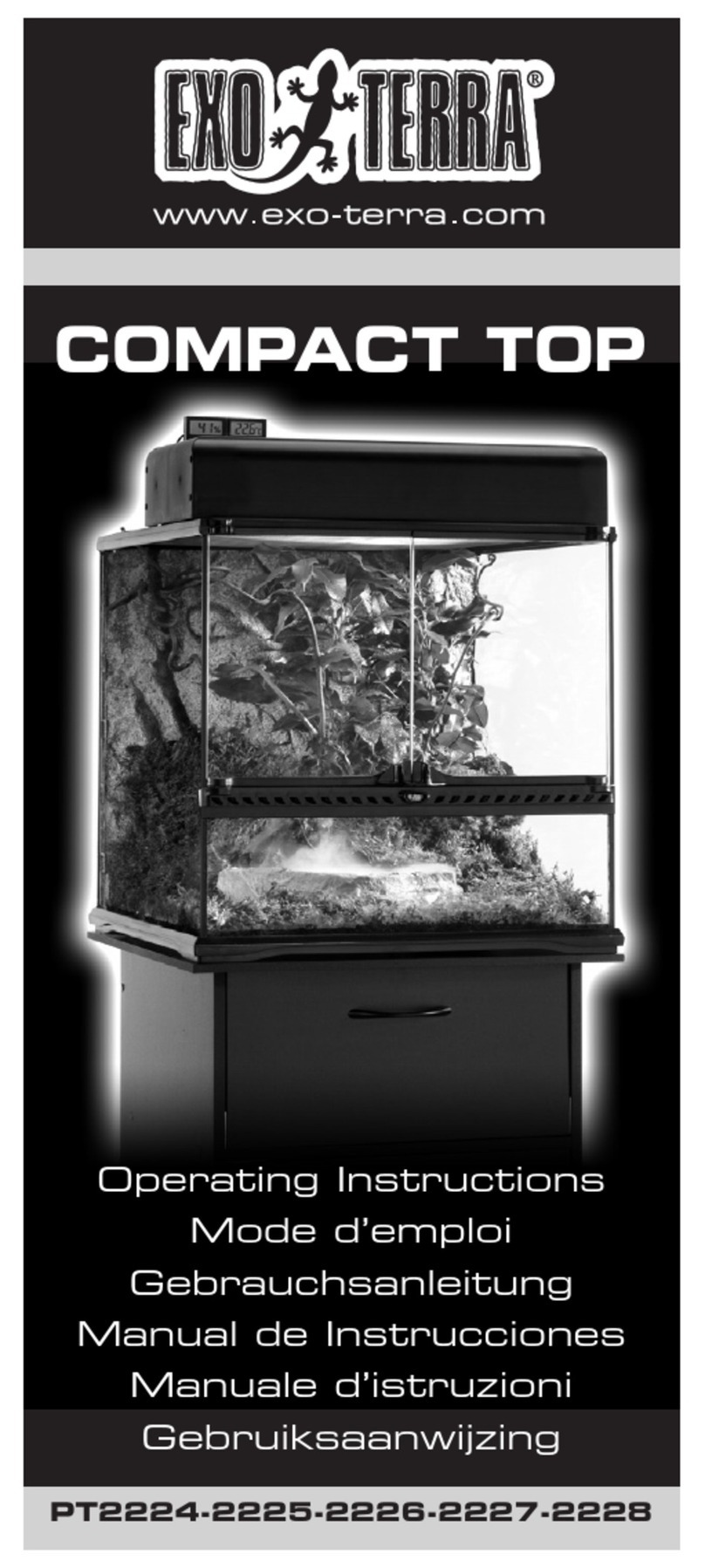 Exo Terra Compact Top Series User manual