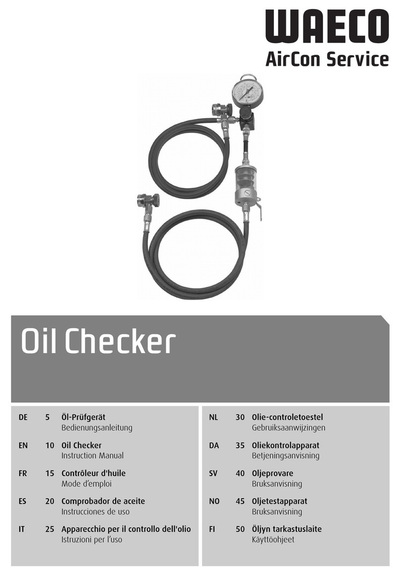 Waeco AirCon Service Oil Checker instruction manual