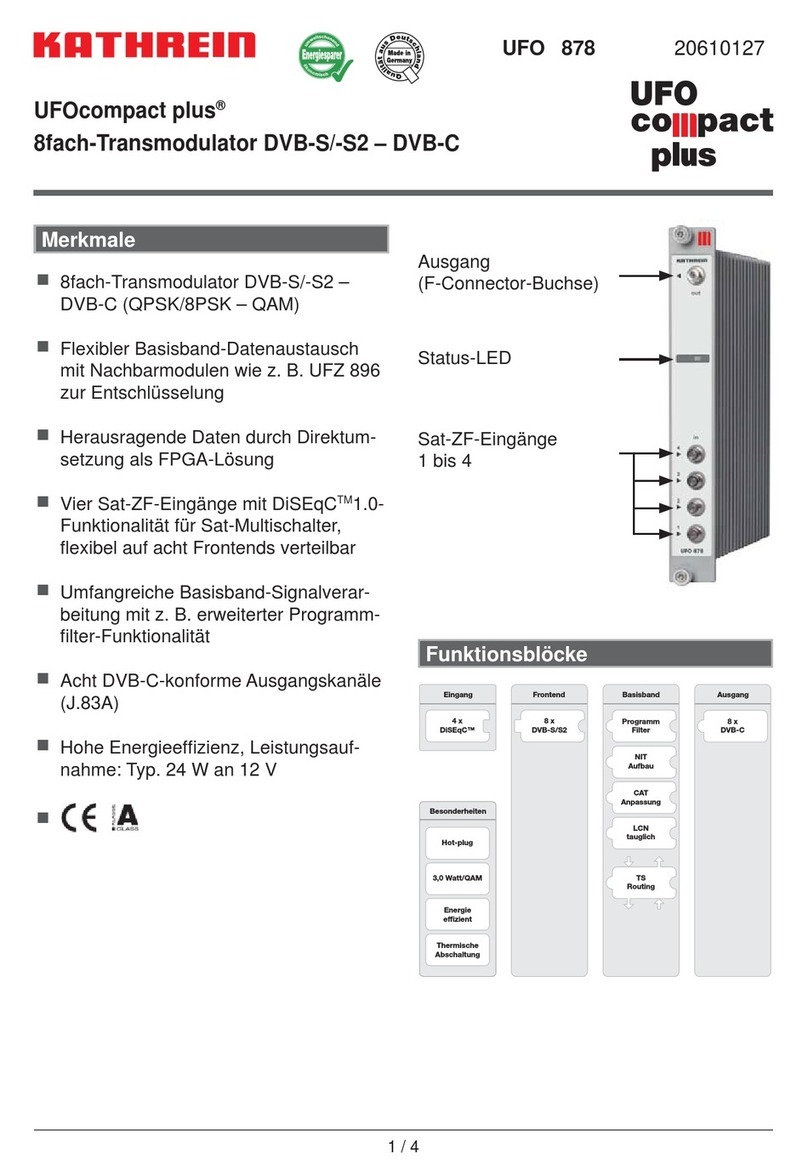 Kathrein UFOcompact plus 878 manual