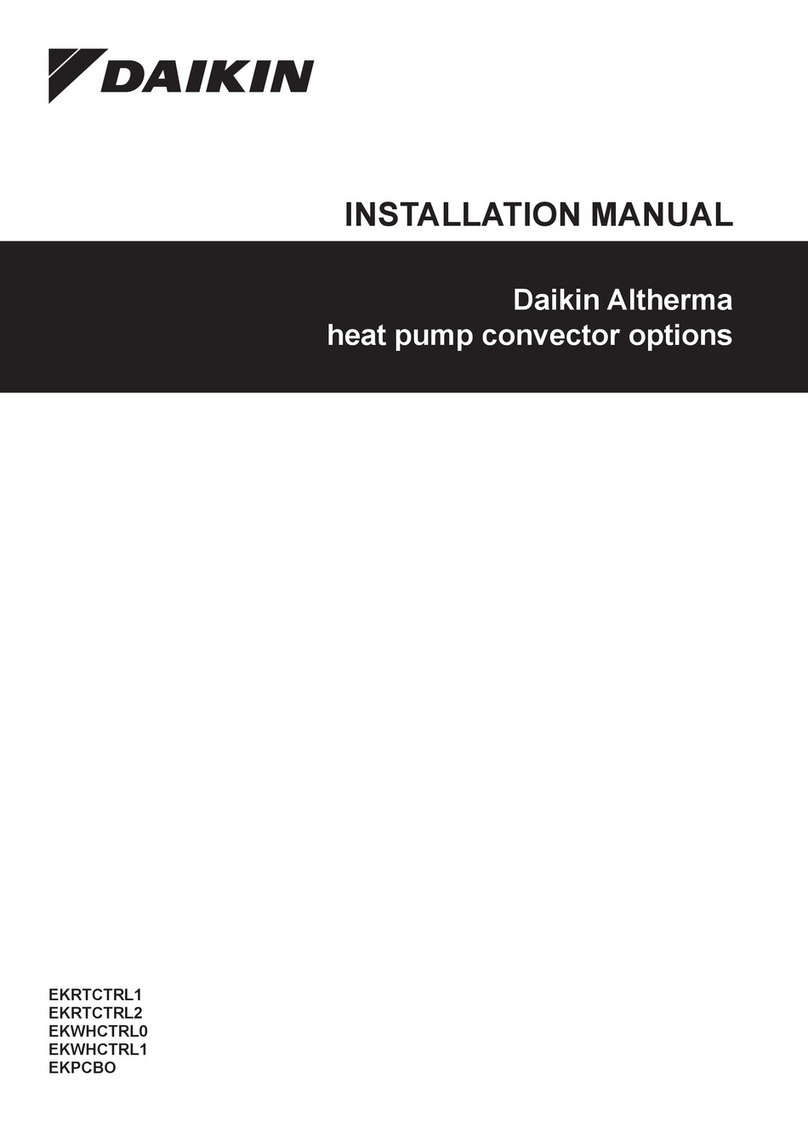 Daikin Altherma EKRTCTRL1 installation manual