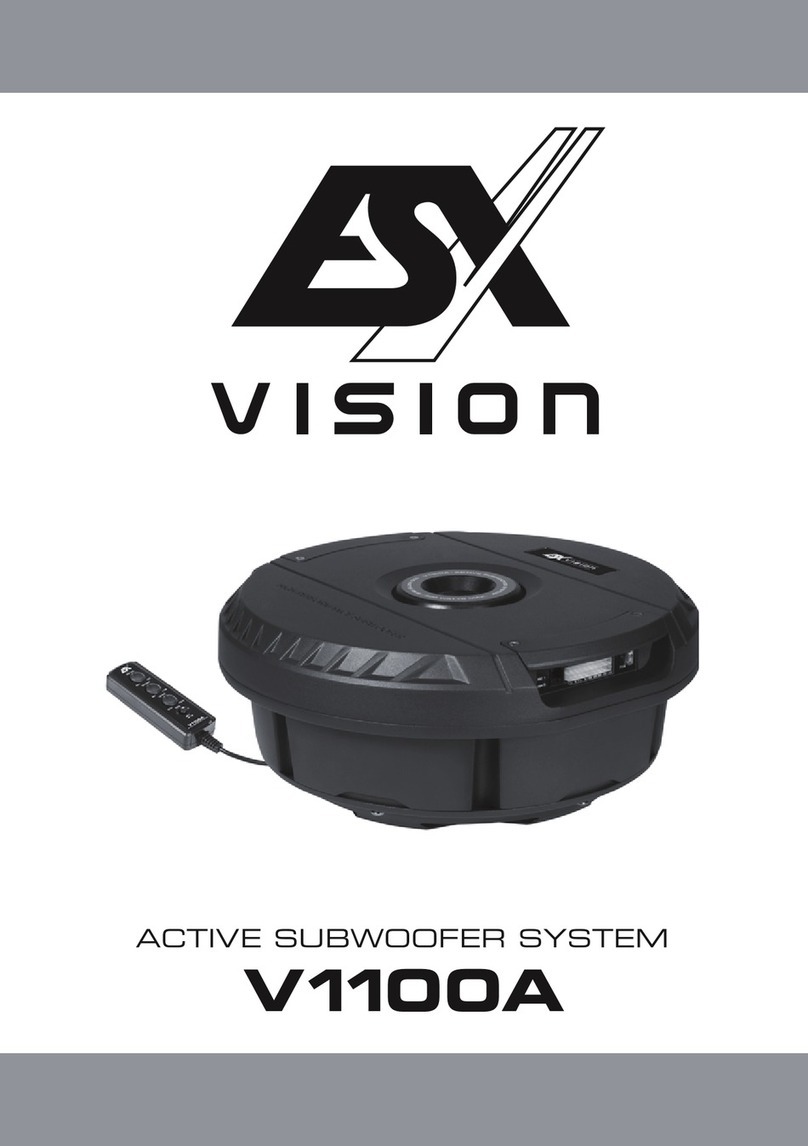 ESX VISION V1100A User manual