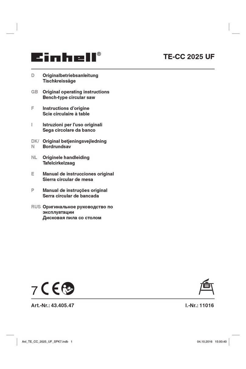 EINHELL TE-CC 2025 UF User manual