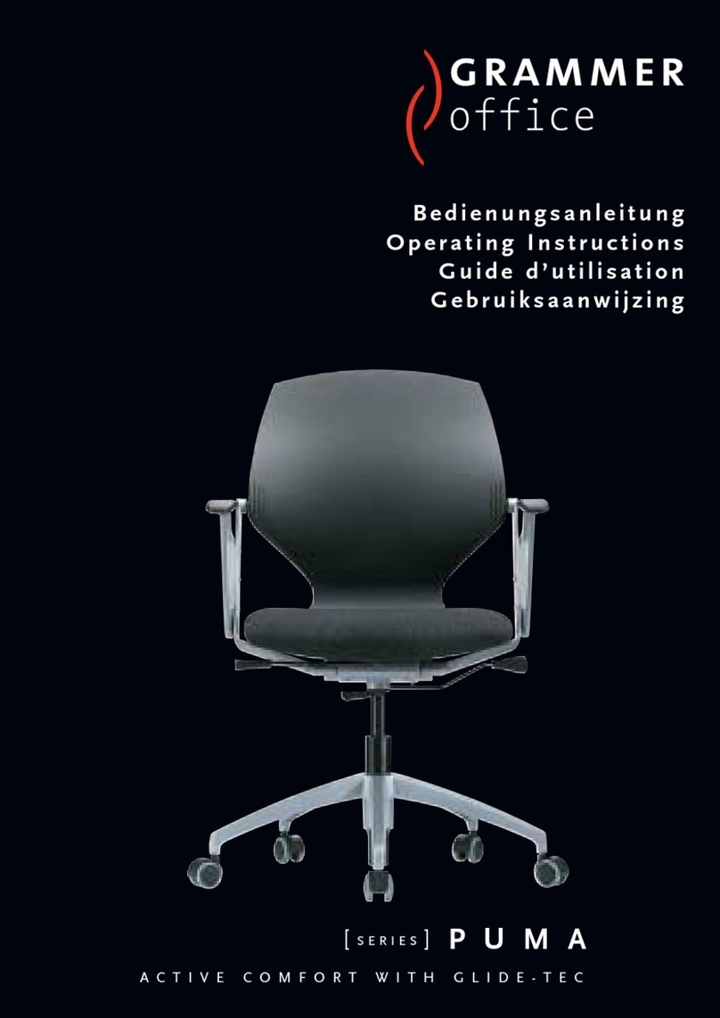GRAMMER OFFICE PUMA Series operating instructions GRAMMER OFFICE PUMA Series operating instructions