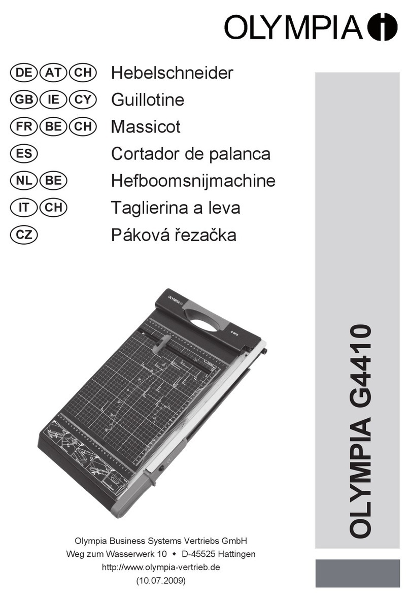 Olympia G4410 operating manual