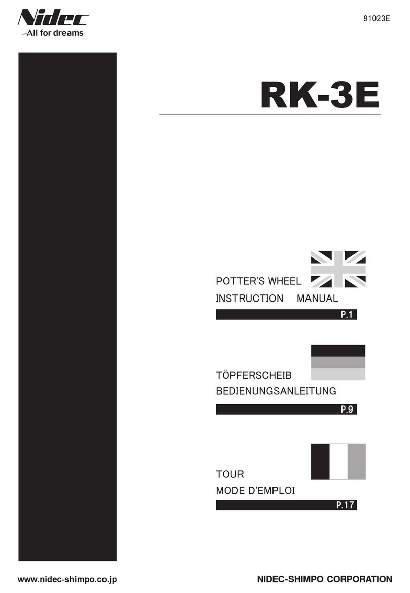 Nidec RK-3E instruction manual