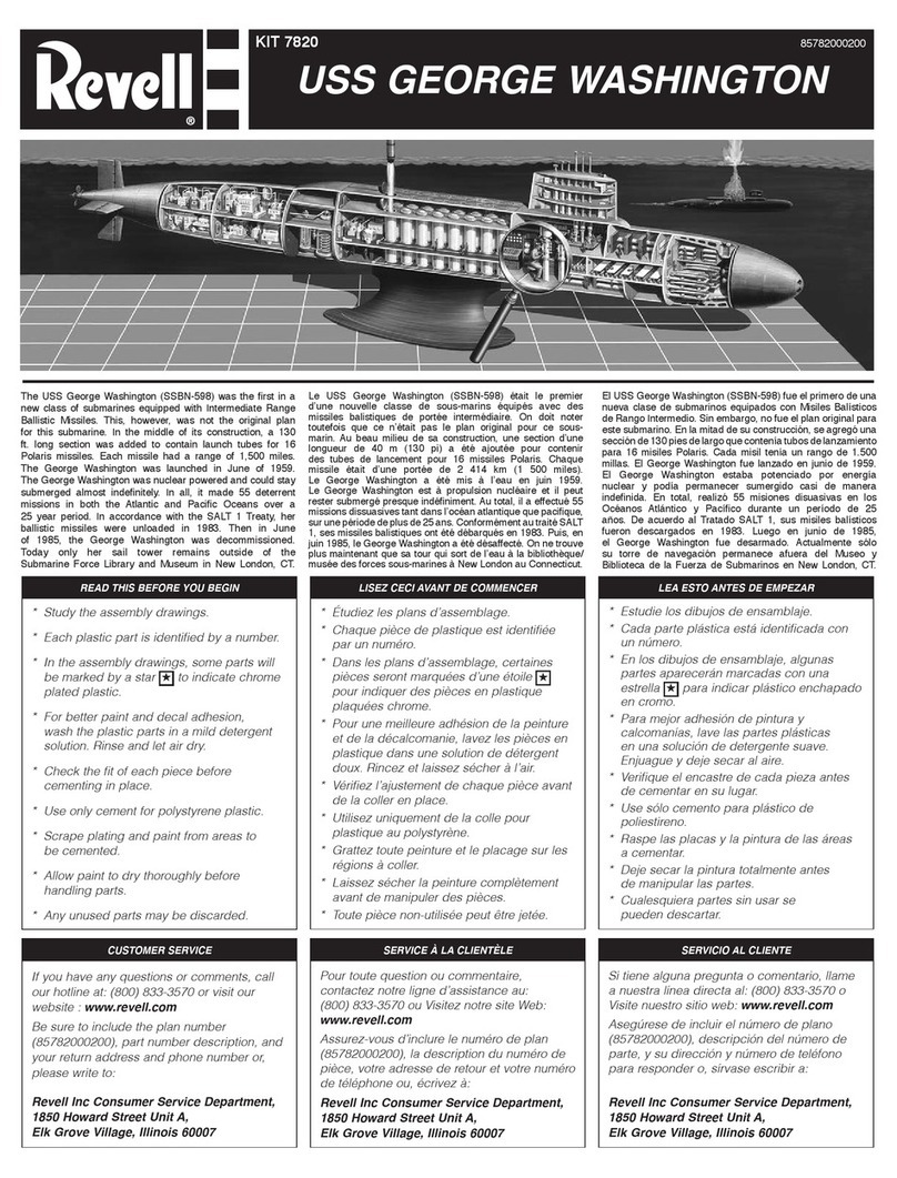 REVELL 7820 User manual REVELL 7820 User manual