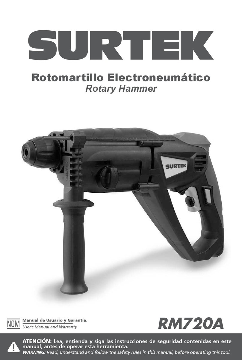 Surtek RM720A User manual and warranty