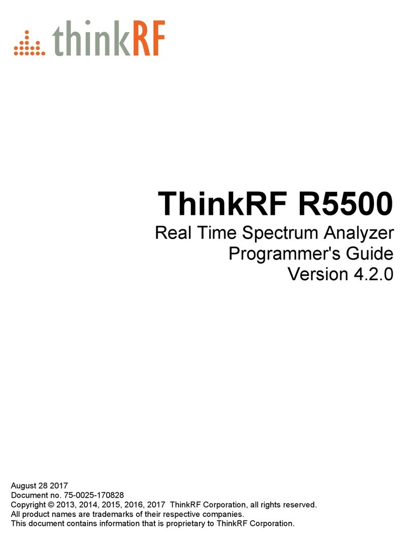 ThinkRF R5500 Manual