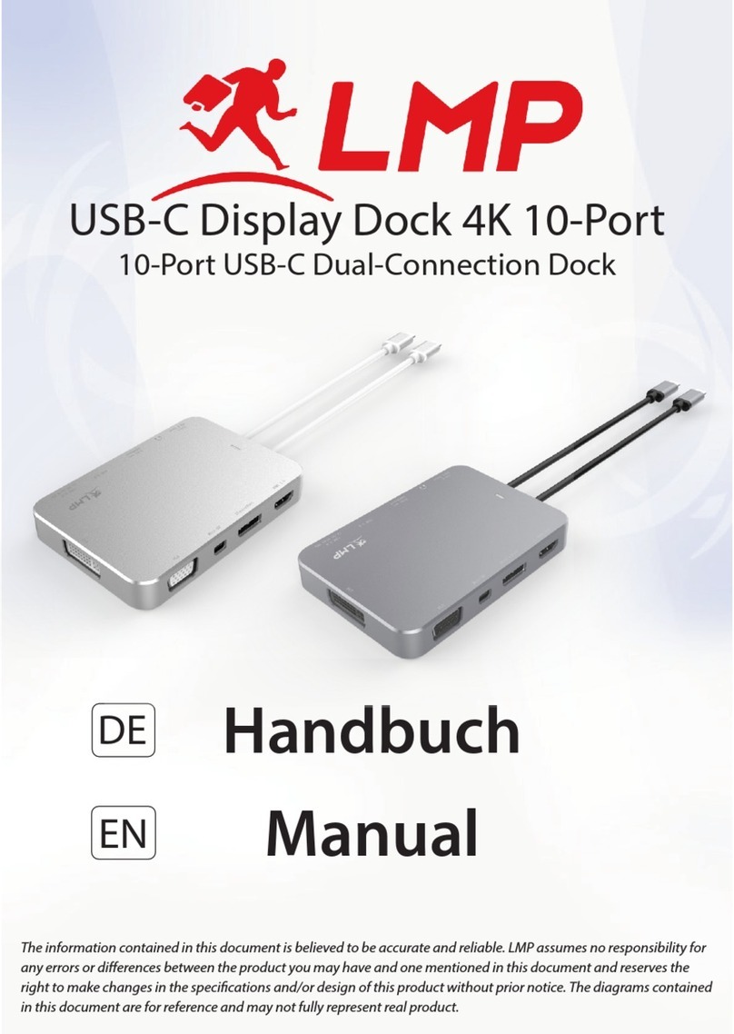 lmp USB-C Display Dock manual