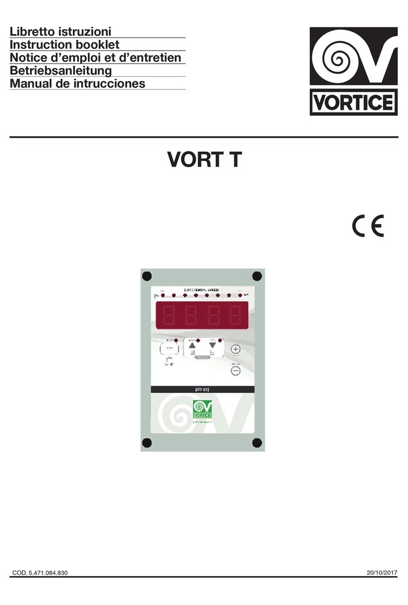 Vortice VORT T Instruction booklet