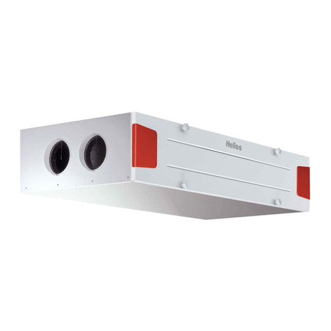 Helios easyControls KWL EC 220 D L User manual