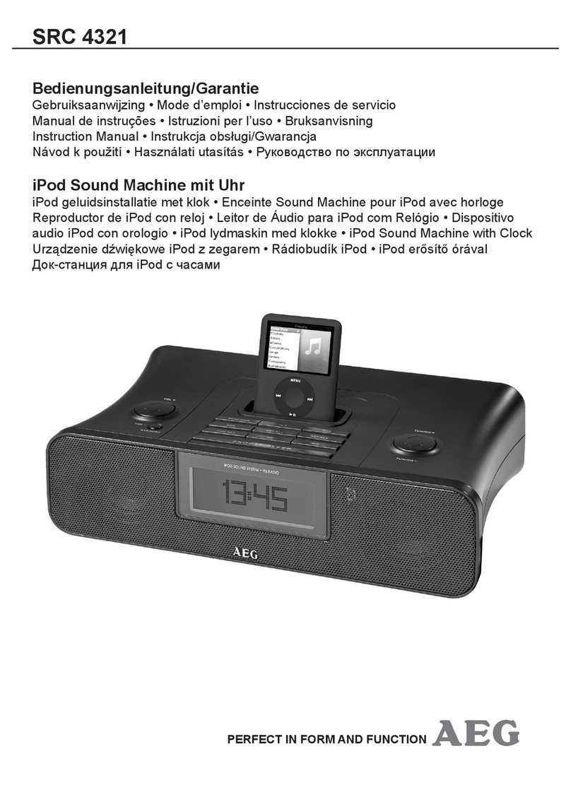 AEG SRC 4321 instruction manual