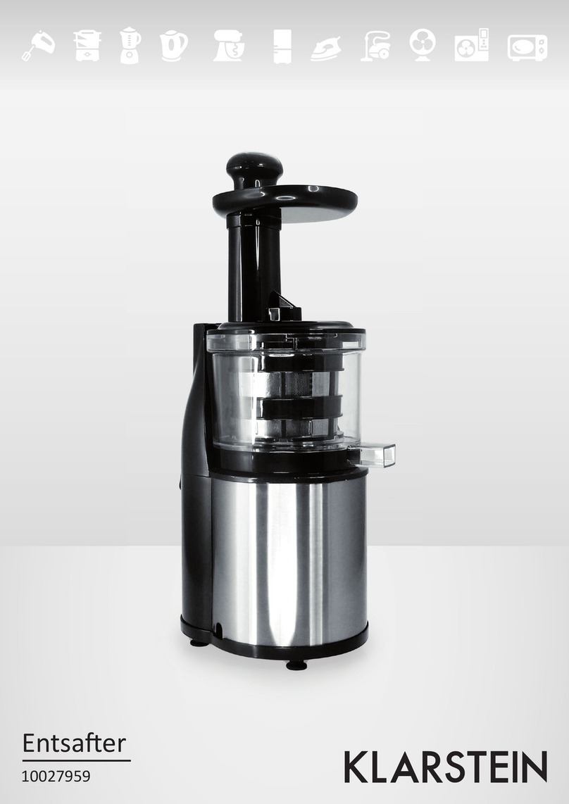 Klarstein 10027959 manual