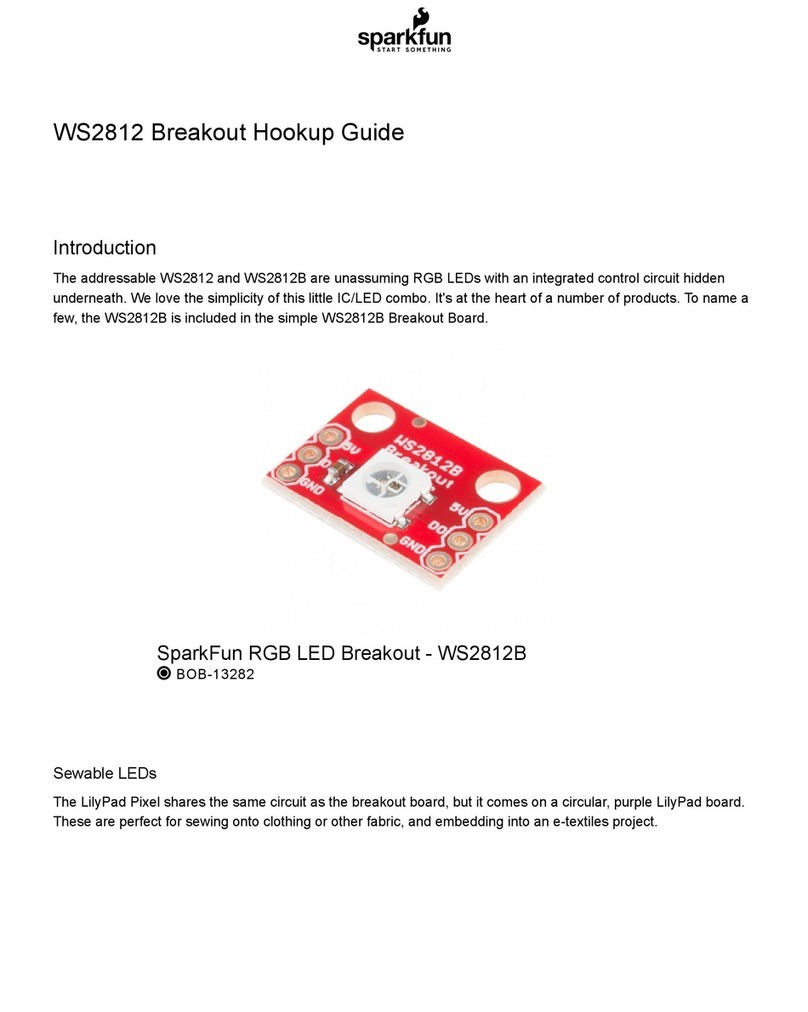 Sparkfun Electronics WS2812 Breakout Hookup Guide