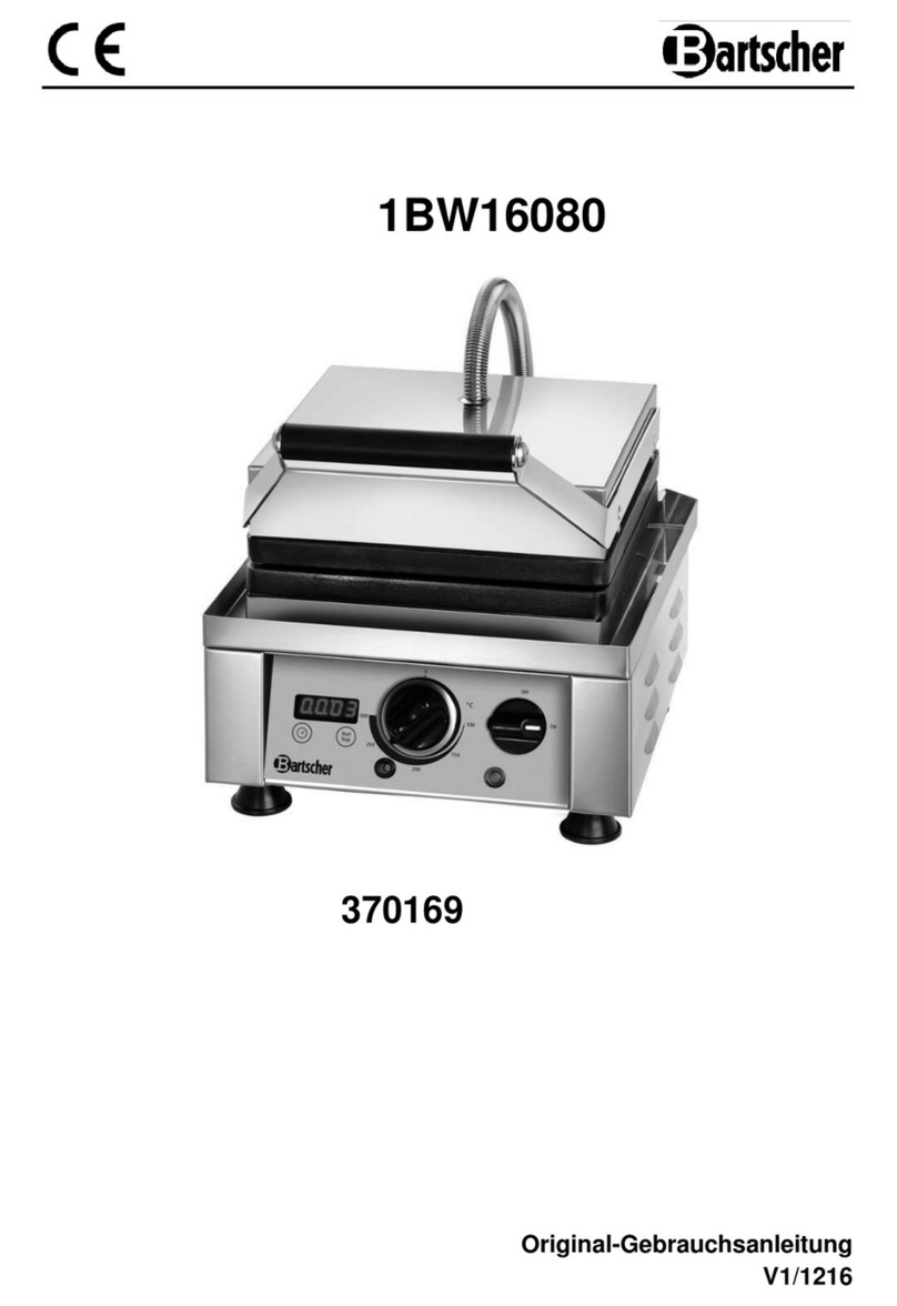 Bartscher 1BW16080 instruction manual