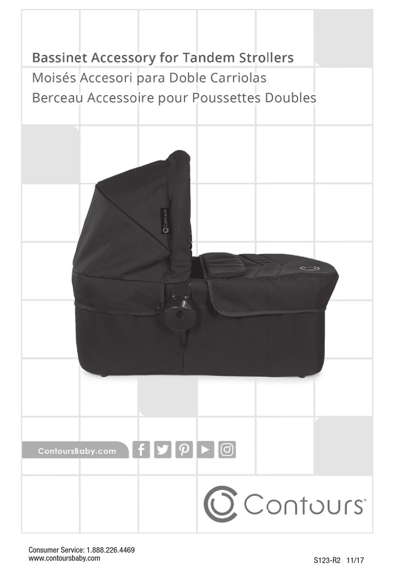 Contours Bassinet Accessory Assembly and use instructions