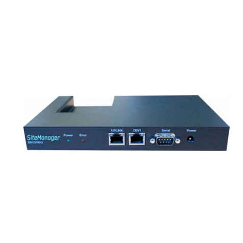 Secomea SiteManager 29 Series User manual