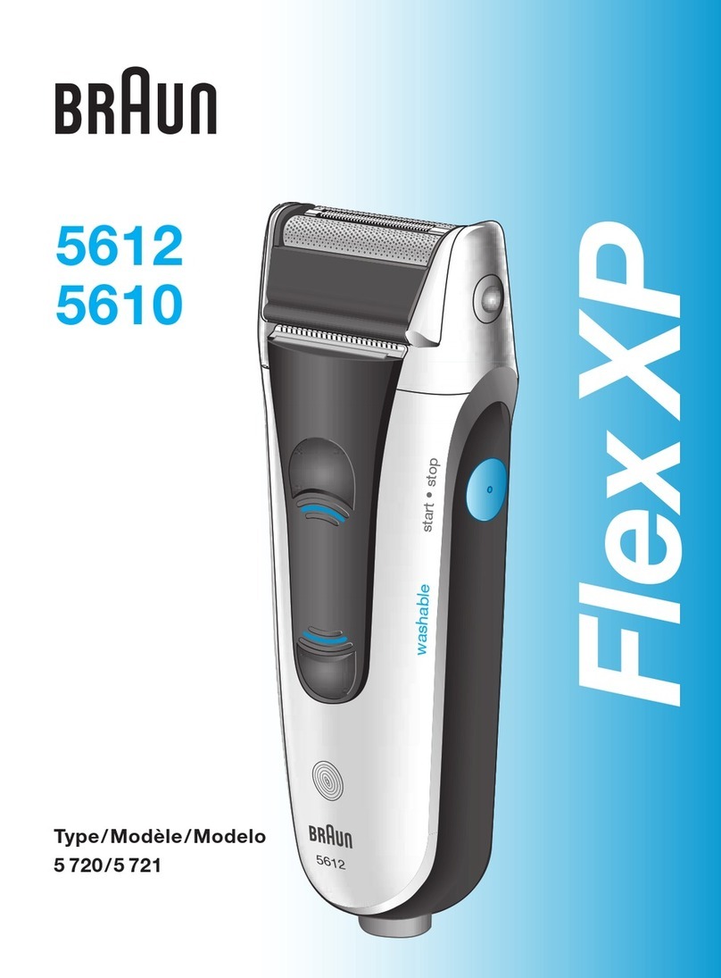 Braun Flex XP 5612 User manual Braun Flex XP 5612 User manual