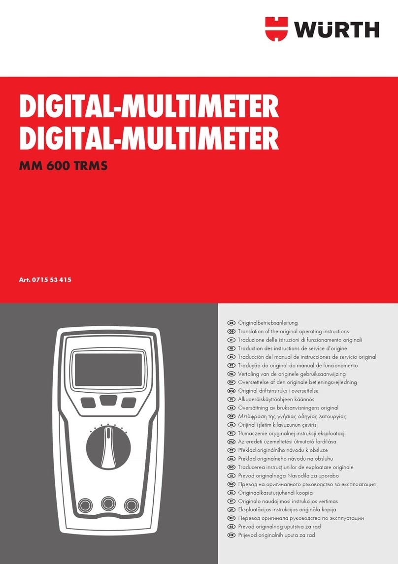 Würth MM 600 TRMS Translation of the original operating instructions