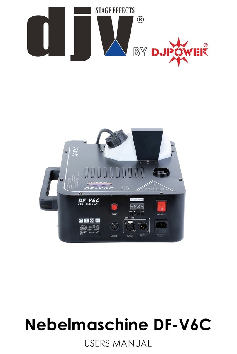 dj power DJV DF-V6C user manual