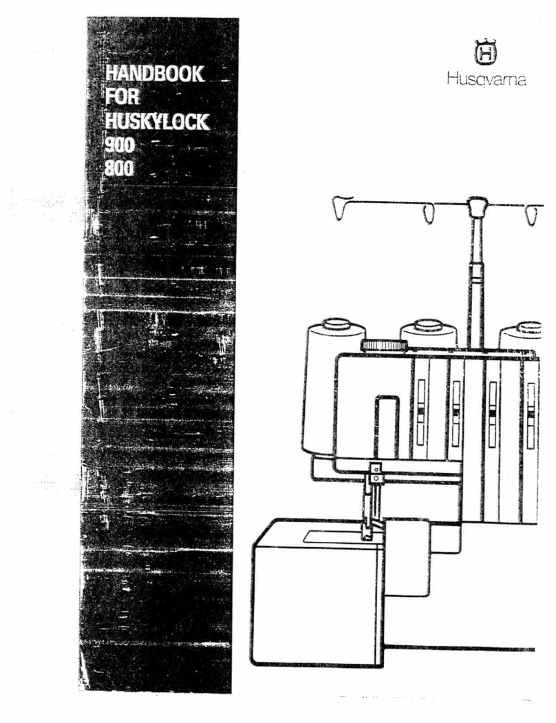 Husqvarna HUSKYLOCK 900 Handbook