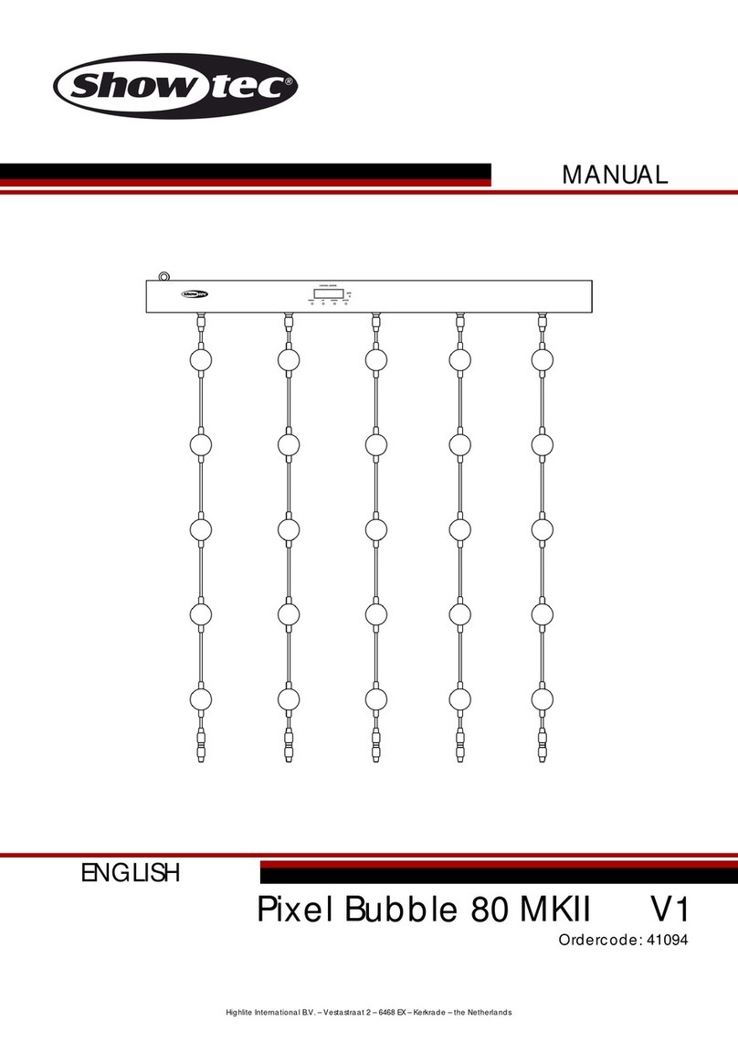 Show Tec Pixel Bubble 80 MKII User manual
