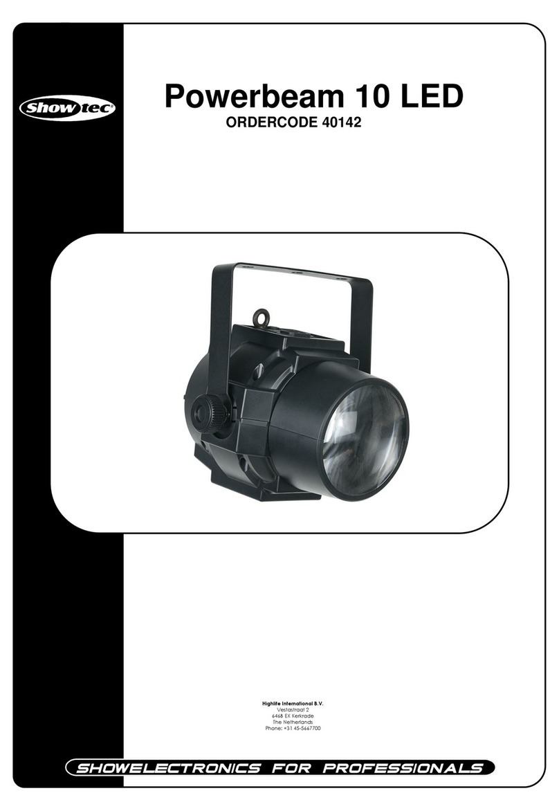 Show Tec Powerbeam 10 LED Product guide