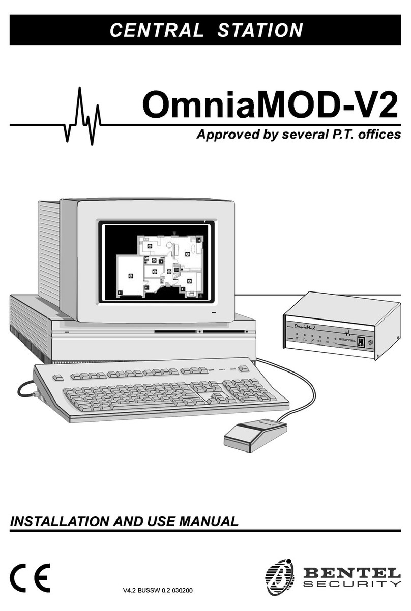 Bentel Security OmniaMOD-V2 Installation and use manual