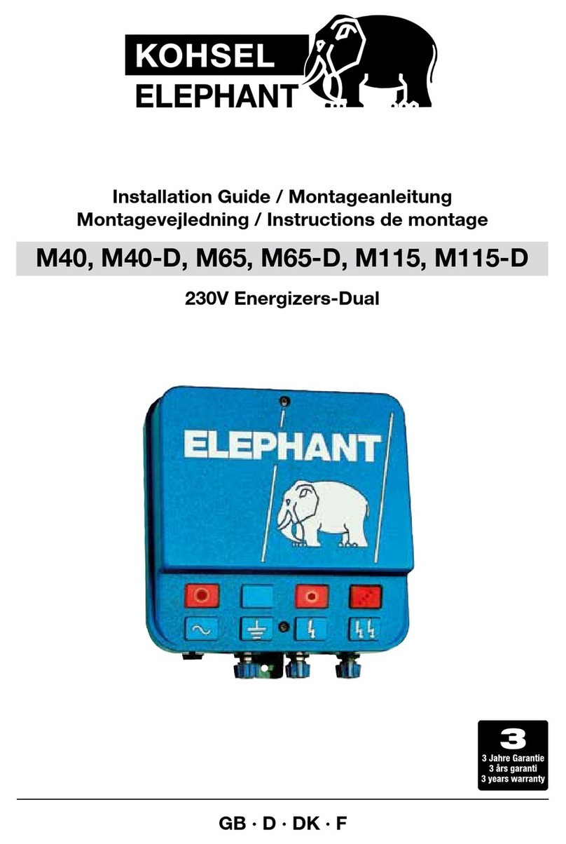 KOHSEL ELEPHANT M40 installation guide