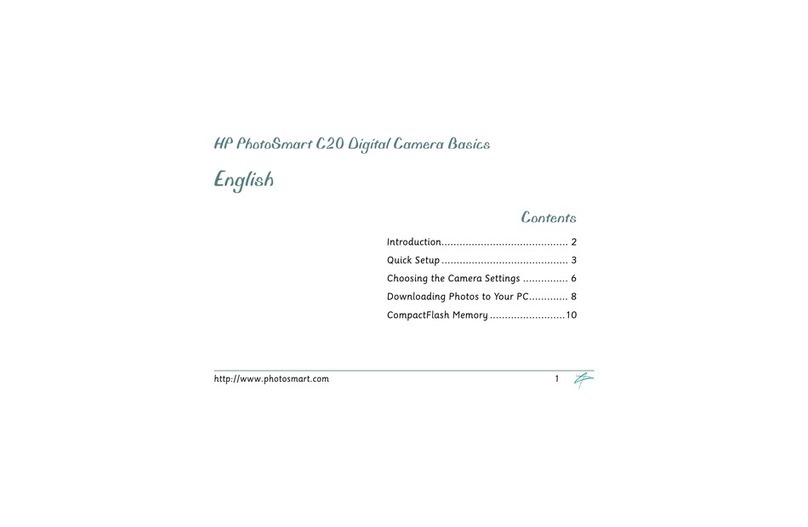 HP Photosmart c20 User manual