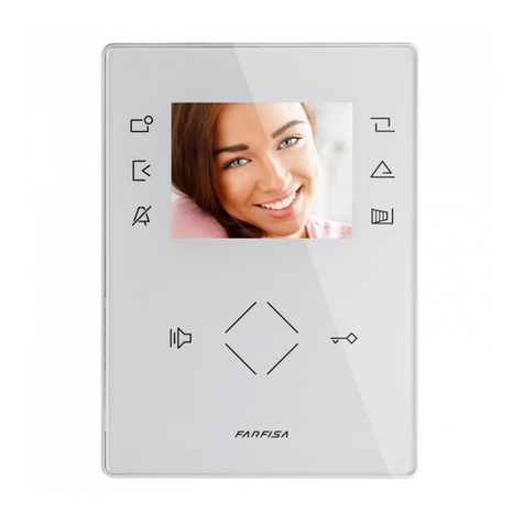 FARFISA INTERCOMS ZHERO ZH1262AGLB User manual