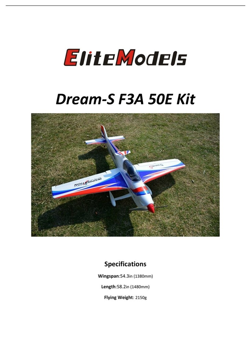 Elite Models Dream-S F3A 50E User manual