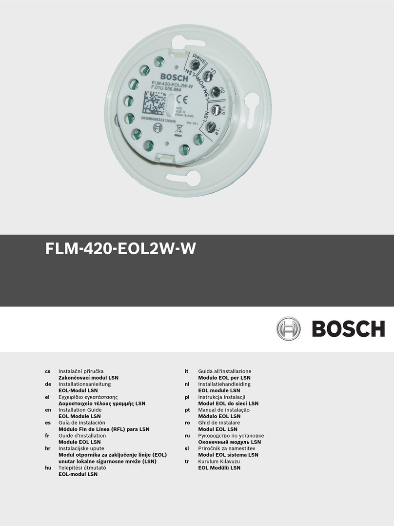 Bosch FLM-420-EOL2W-W User manual